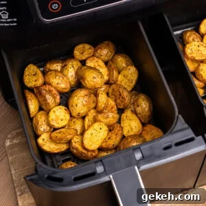 Crispy Air-Fried Baby Potatoes Recipe 4 Air Fryer Baby Potatoes season with olive oil and piri piri
