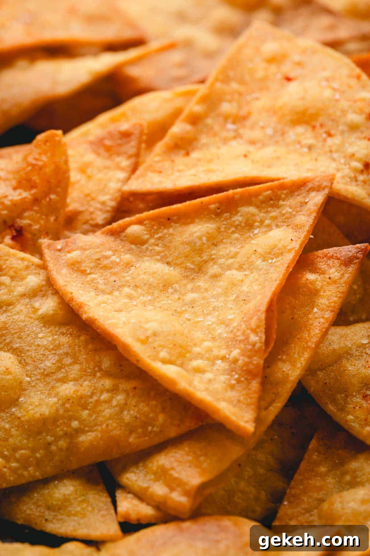 Spicy tortilla chips.