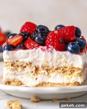 No-Bake Berry Icebox Cake