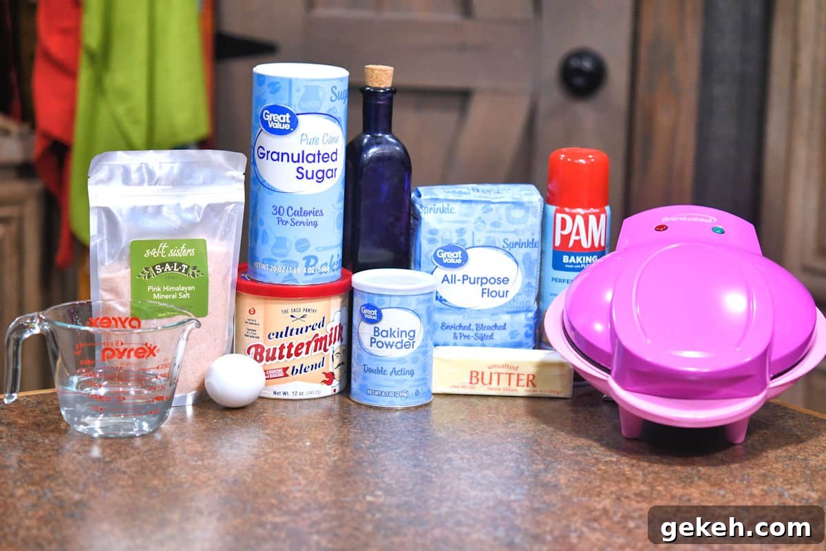 ingredients to make coconut donuts on a countertop.