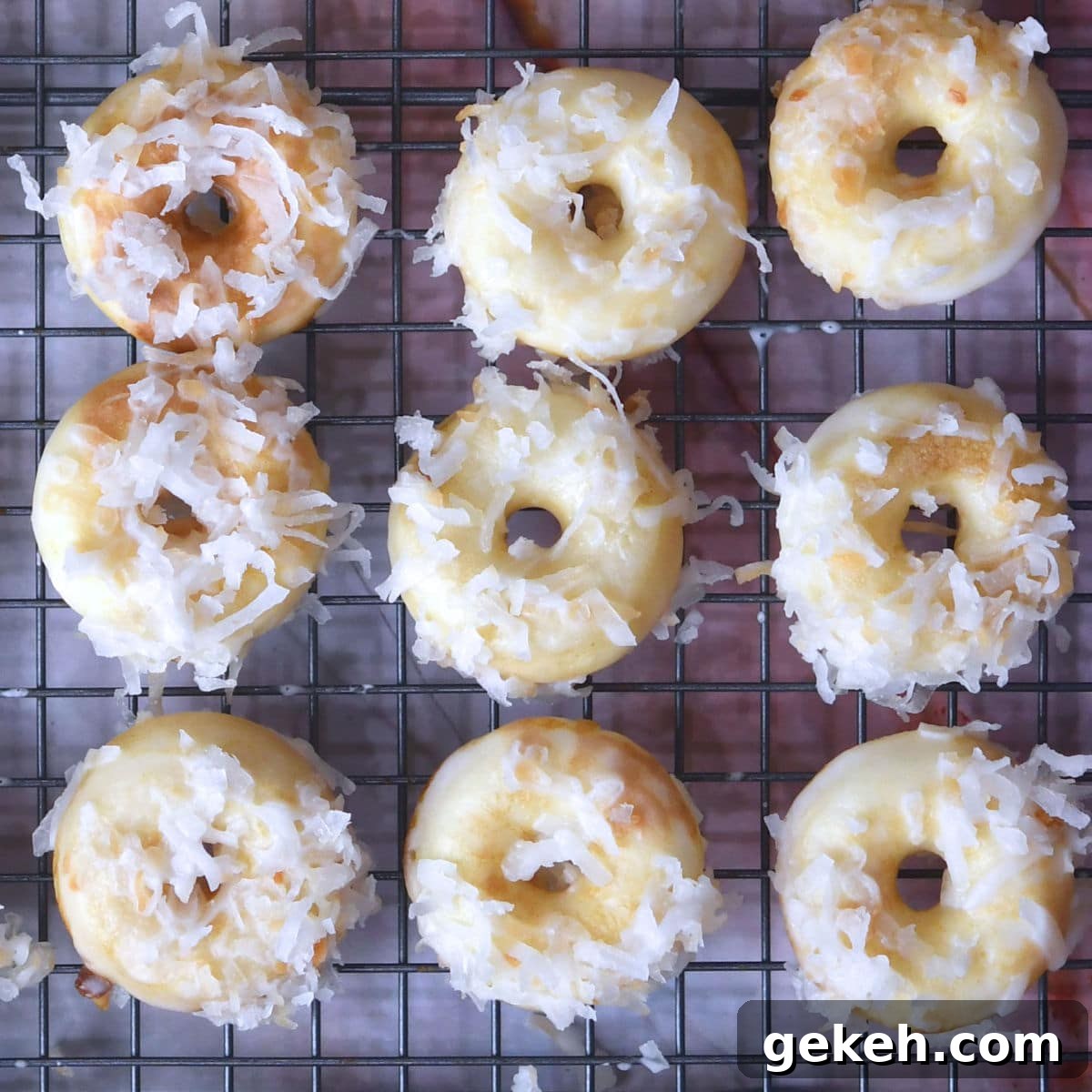 Mini Coconut Donuts Recipe by Christian Guzman