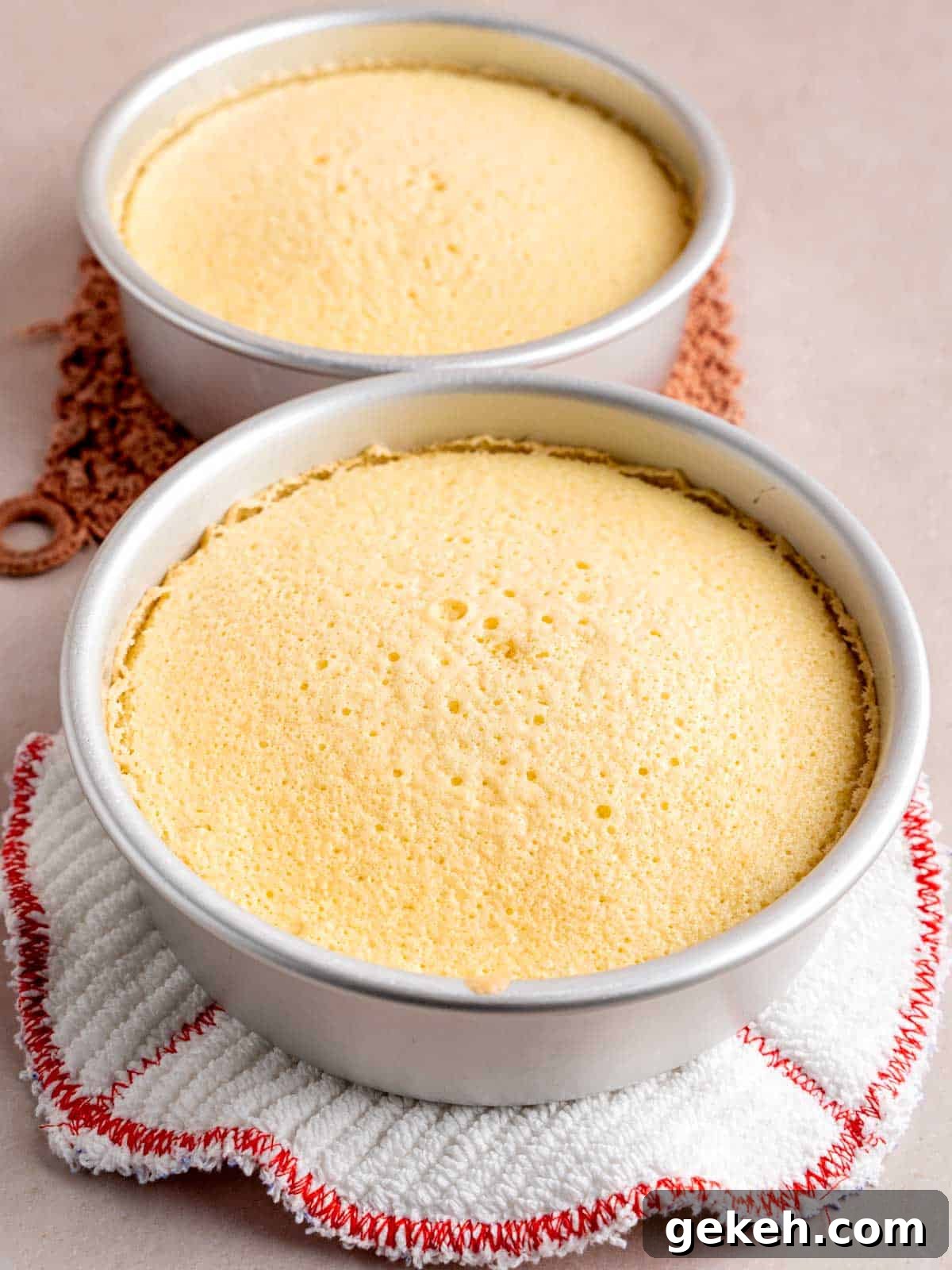 Homemade Almond Cream Cake Recipe for Moist, Decadent Slices 9 Almond cakes baked in two round 6-inch pans.
