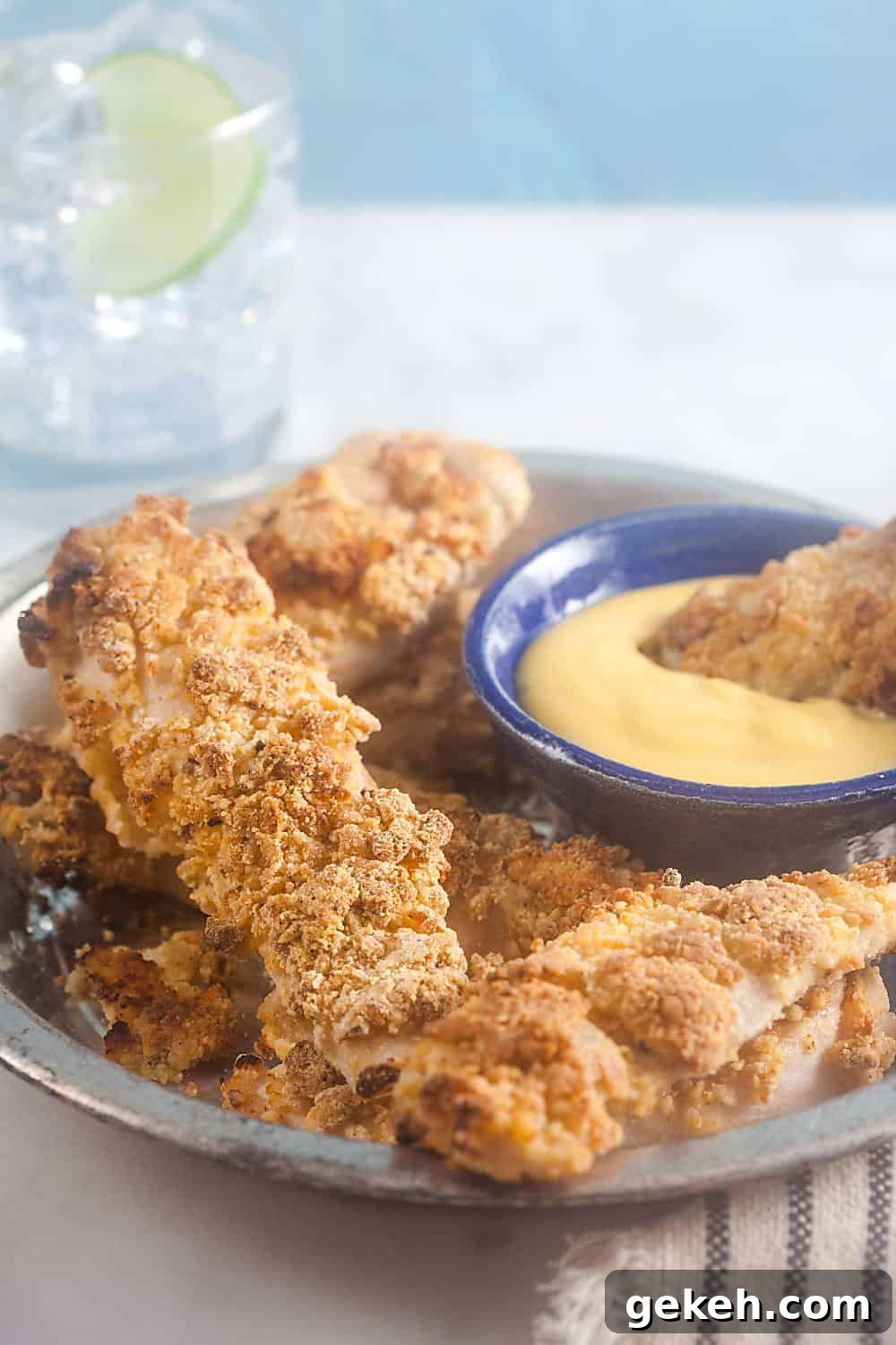Crispy Baked Buttermilk Chicken Tenders with Honey Mustard Dip 4 Buttermilk Chicken Tenders with Honey Mustard Sauce Recipe