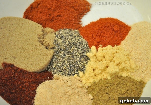 Spices for dry rub