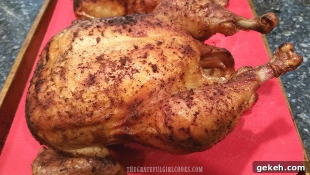 Crispy roasted chicken skin