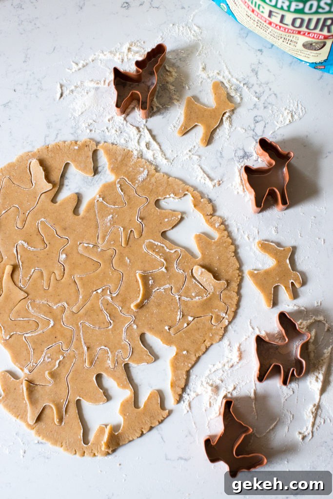 Festive Reindeer Cookies Recipe for Holiday Parties 12 cutting Reindeer Animal Cookie dough