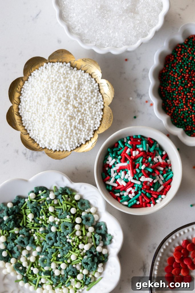 Festive Reindeer Cookies Recipe for Holiday Parties 6 Christmas sprinkles
