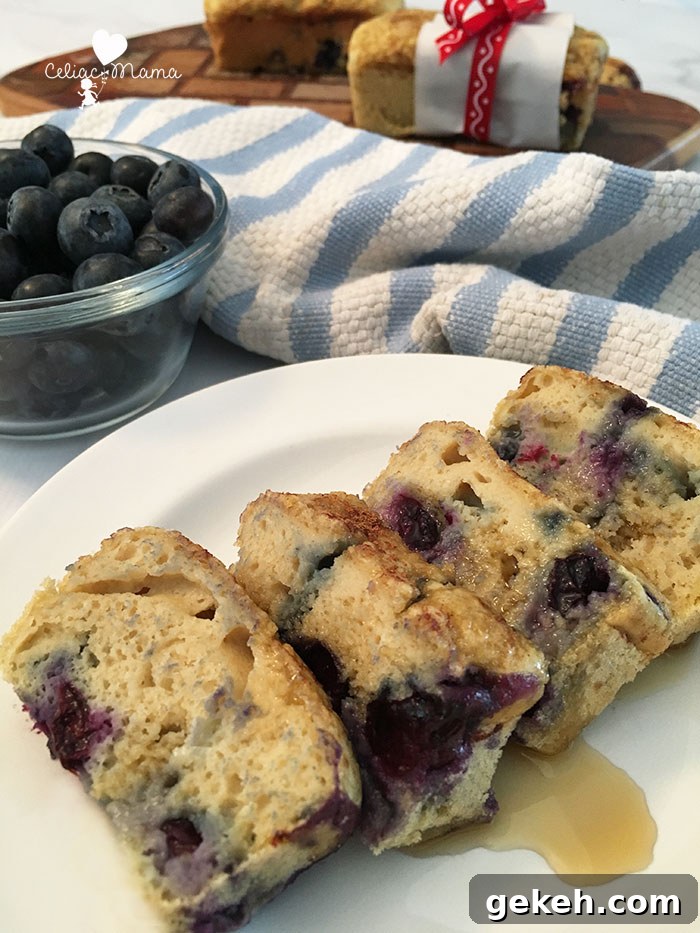 Gluten-Free Baked Blueberry Pancakes Recipe 2 gluten-free-blueberry-pancake-bread