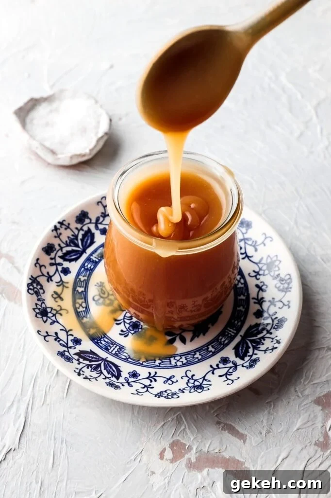 homemade salted caramel sauce