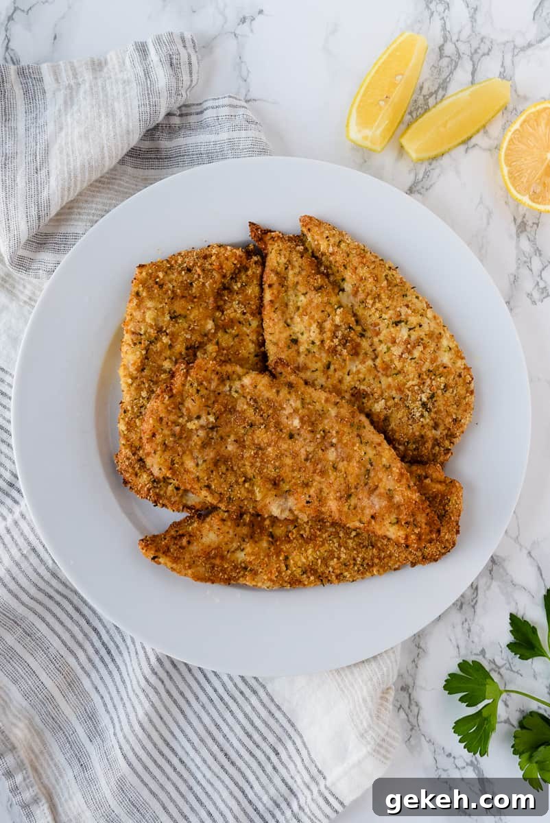 Air Fryer Parmesan Crusted Chicken