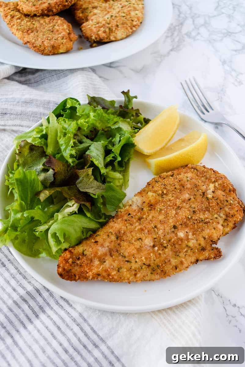 Air Fryer Parmesan Crusted Chicken