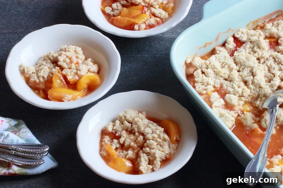 Perfectly Spiced Vegan Peach Cobbler Recipe 2 img 21847 1
