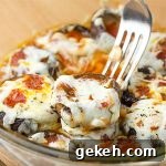 Crispy Oven-Roasted Garlic Mushrooms Recipe 6 Pizza Stuffed Mushrooms - Featured Image