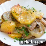 Crispy Oven-Roasted Garlic Mushrooms Recipe 8 Potatoes With Onions and Mushrooms - Featured Image