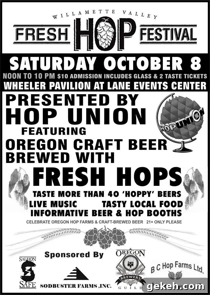 Willamette Valley Fresh Hop Beer Festival Guide 2 Fresh hop beers at festival