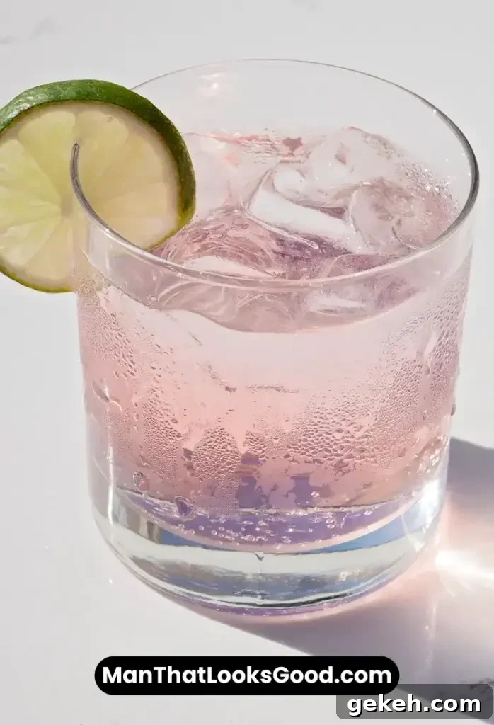 Lychee Soju Cocktail Recipe: Refreshing Asian-Inspired Drink 2 Lychee Soju Drink in glass