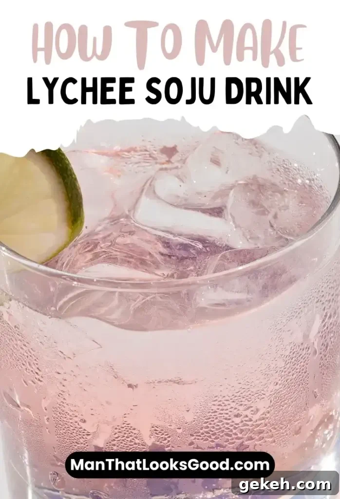 Lychee Soju Cocktail Recipe: Refreshing Asian-Inspired Drink 5 Lychee Soju Drink ingredients