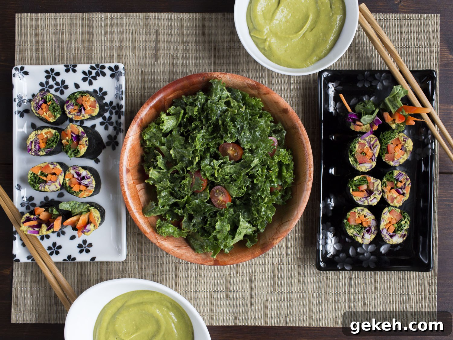 Raw Vegan Jenné Claiborne Kitchen Surfing Menu