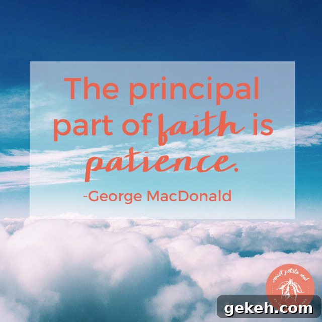 The principal part of faith is patience. Quote by George MacDonald