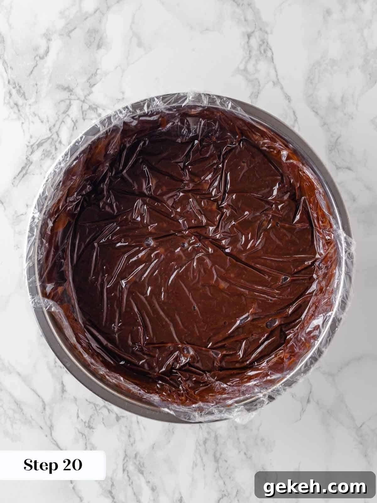 Decadent Guinness Chocolate Cake Recipe with Rich Stout Frosting 17 cooling ganache for fudge frosting.