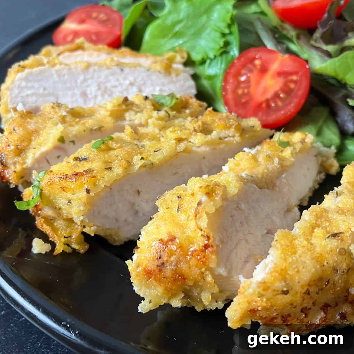 Crispy Ninja Foodi Breaded Chicken Breast Recipe 2 breaded chicken breast ninja foodi
