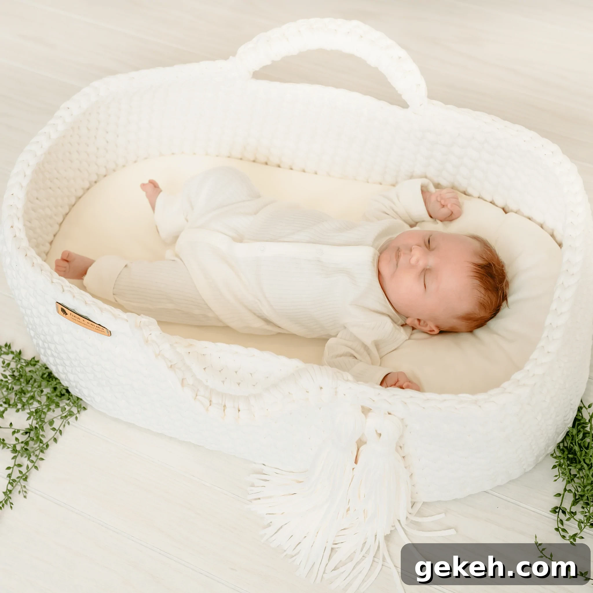 organic carry cot from finn + emma