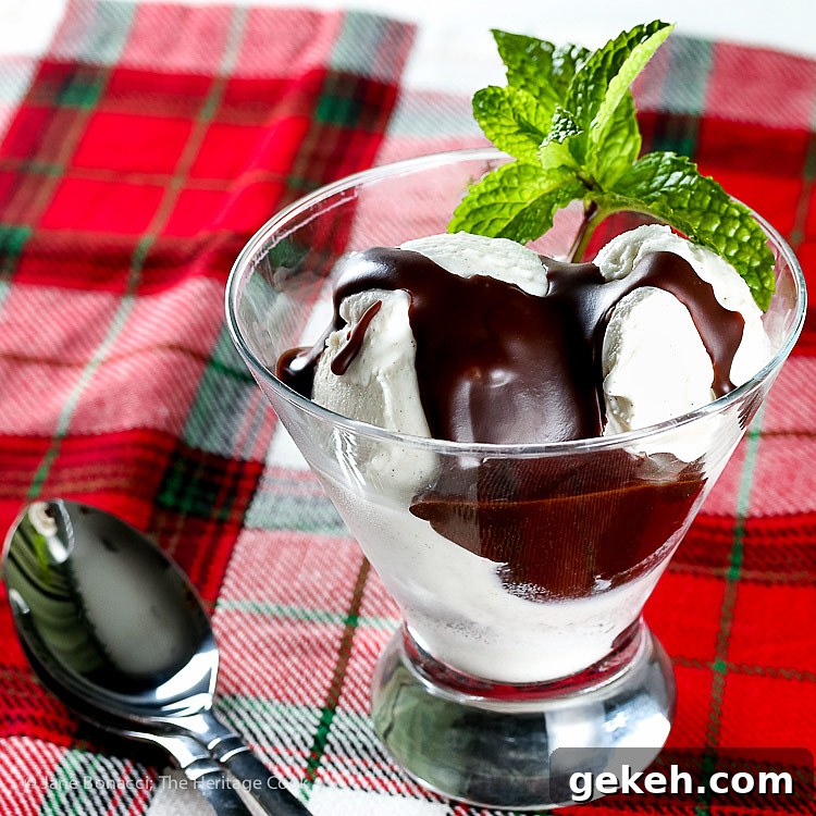 The World's Easiest Hot Fudge Sauce © 2018 Jane Bonacci, The Heritage Cook