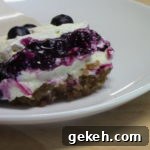 Blueberry 4 Layer Pie