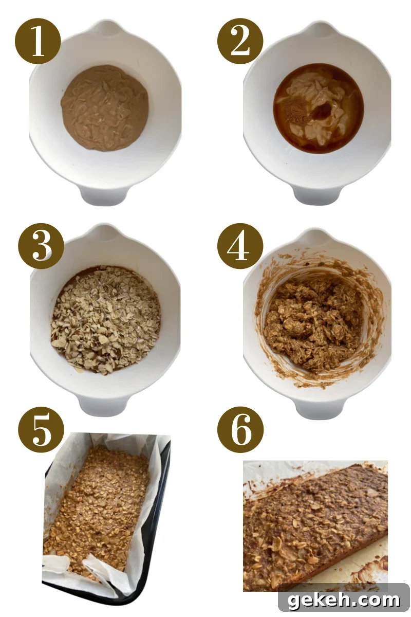Peanut Butter Banana Granola Bars: Chewy Homemade Snack Recipe 4 Steps to make peanut butter and banana granola bars. Specifics provided in recipe card.