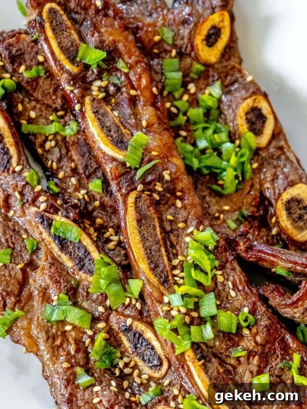 Sour Cream Cornbread Recipe: Moist Southern-Style Loaf 8 picture of korean grilled flanken ribs on a plate