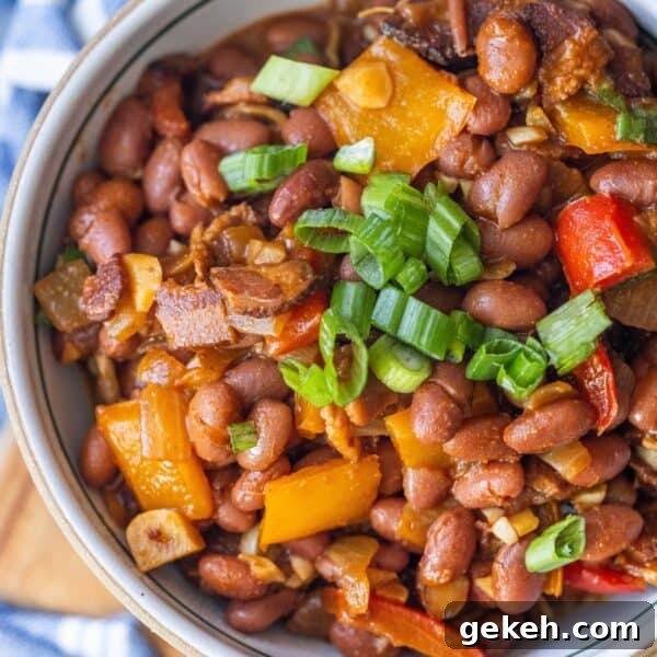 Sour Cream Cornbread Recipe: Moist Southern-Style Loaf 9 A bowl of delicious Mexican beans