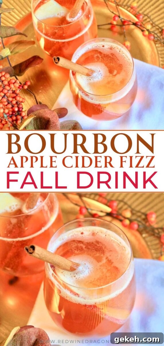 Autumn Apple Cider Cocktail with Fireball and Bourbon 3 Apple and cinnamon spices for cocktail
