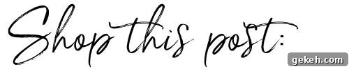 Script text reading: "shop this post"
