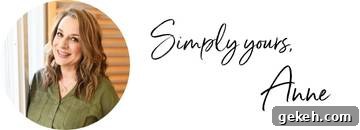 Signature with photo of Anne from Simply2Moms