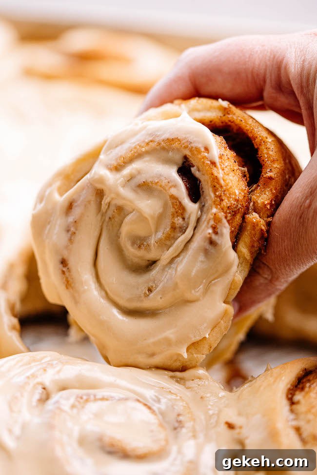 Dirty Chai Cinnamon Rolls Recipe with Espresso & Cardamom Glaze 14 img 3463 13
