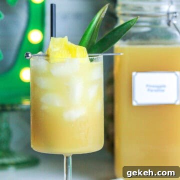 Pineapple drink.