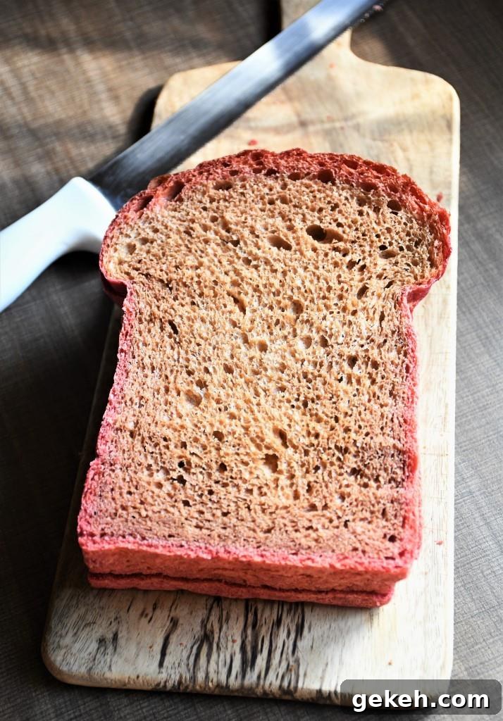Beetroot sandwich loaf 