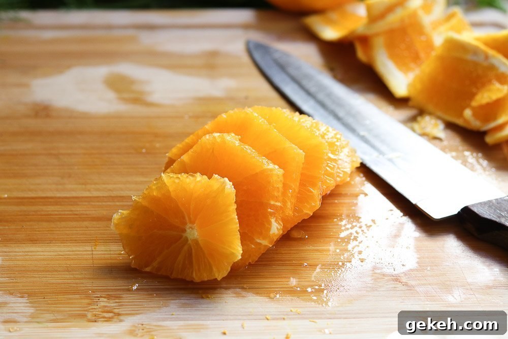 sliced orange