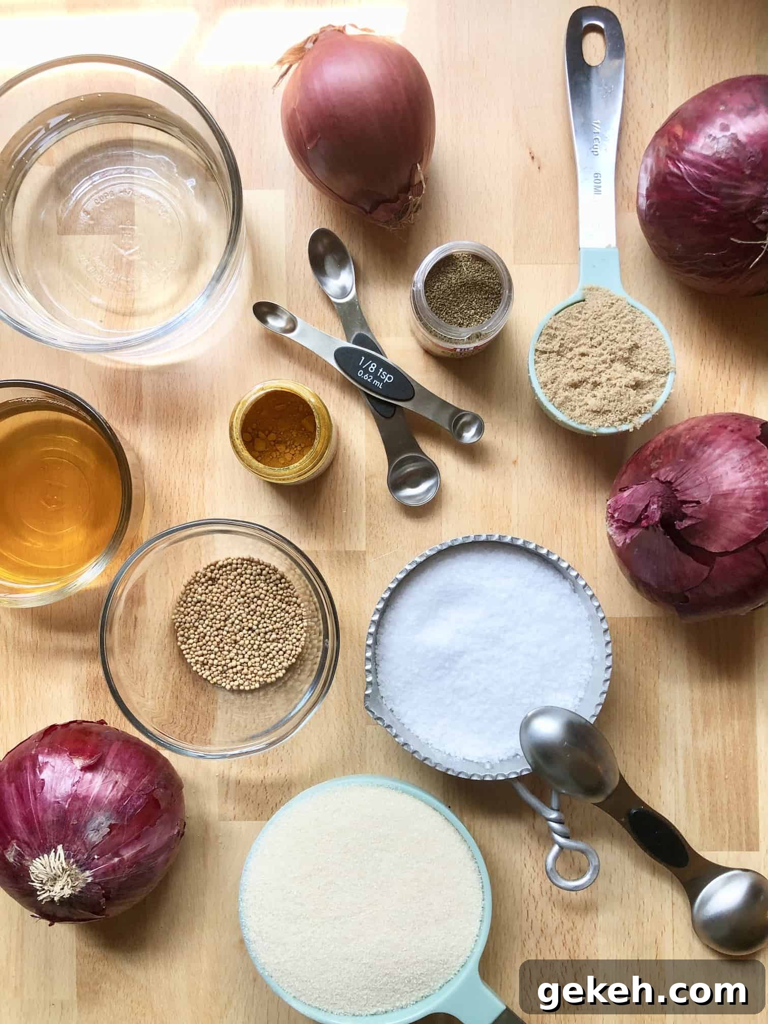 Sweet and Sour Pickled Onions Recipe for Tangy Homemade Flavor 2 sweet & sour pickled onions
