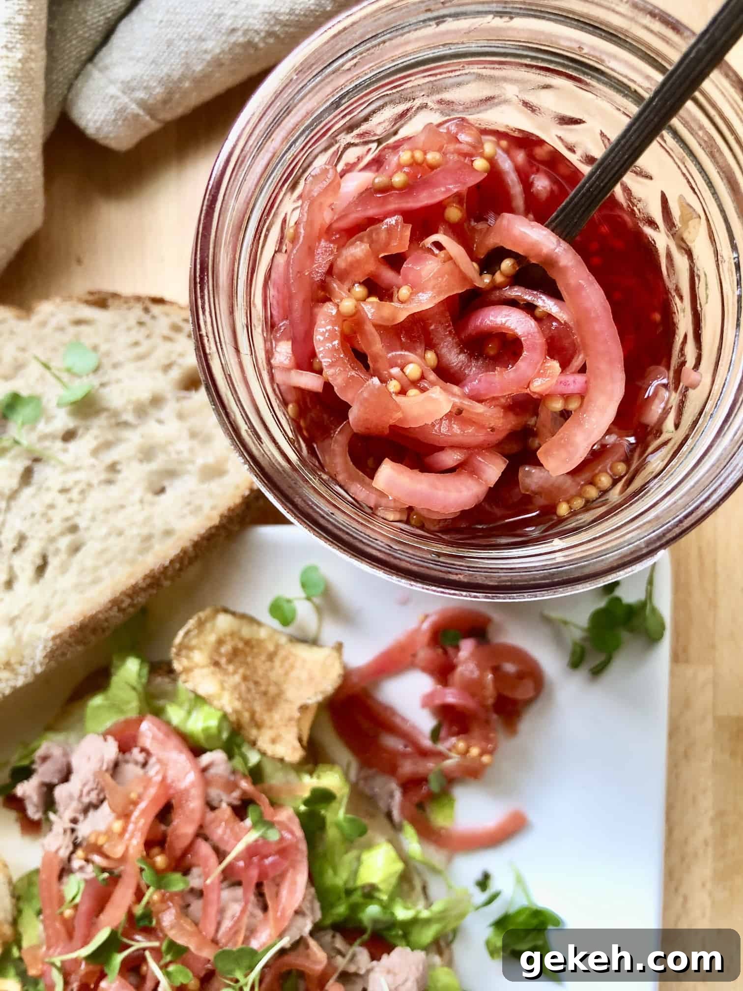 Sweet and Sour Pickled Onions Recipe for Tangy Homemade Flavor 12 sweet & sour pickled onions
