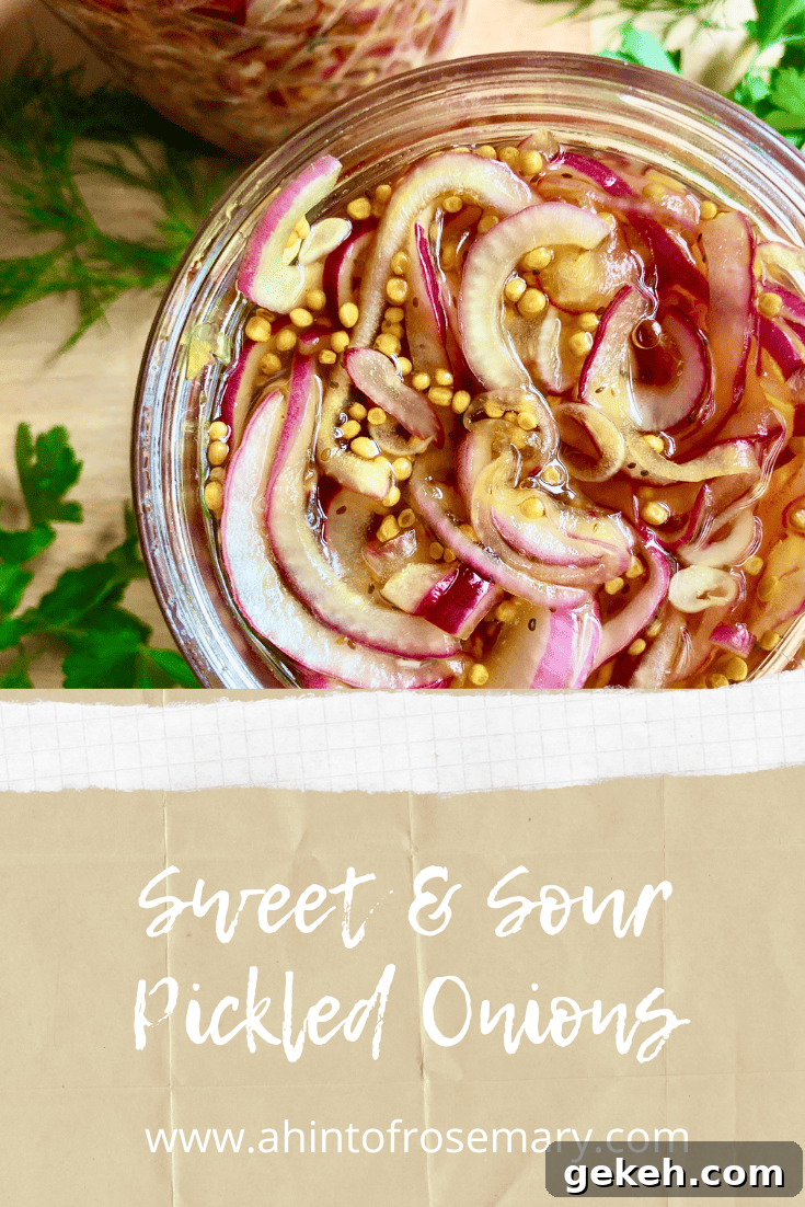 Sweet and Sour Pickled Onions Recipe for Tangy Homemade Flavor 13 Sweet & Sour Pickled Onions