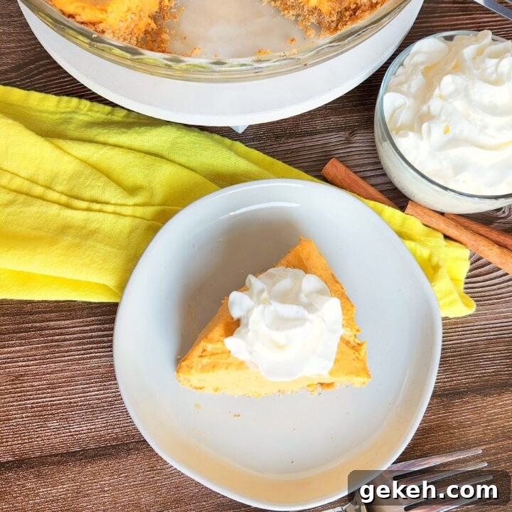 No Bake Pumpkin Cheesecake
