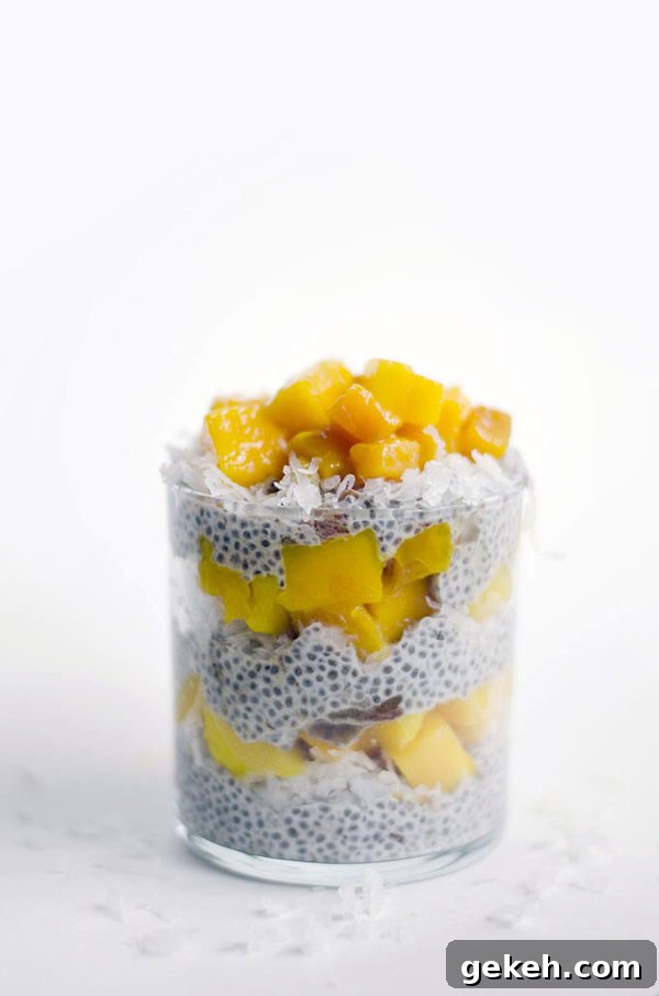 Chia Tropical Parfait | 25+ Chia Seed Recipes