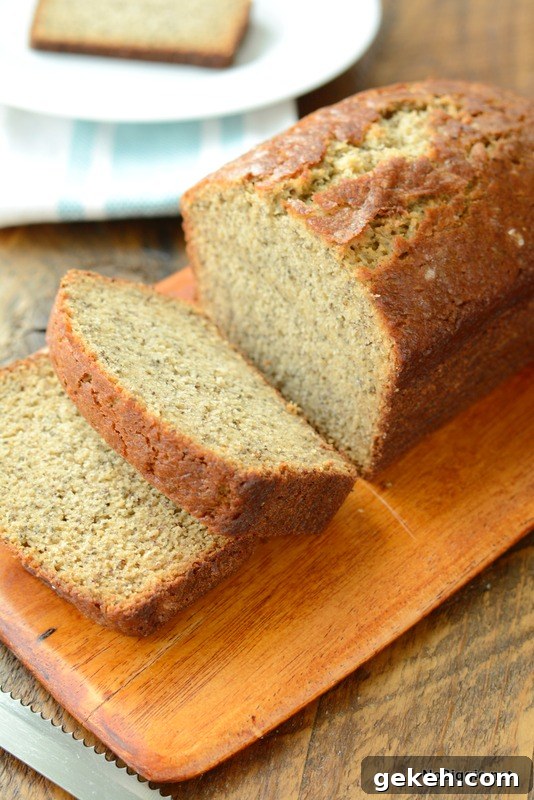 Sour Cream Chia Banana Bread | NoBiggie.net