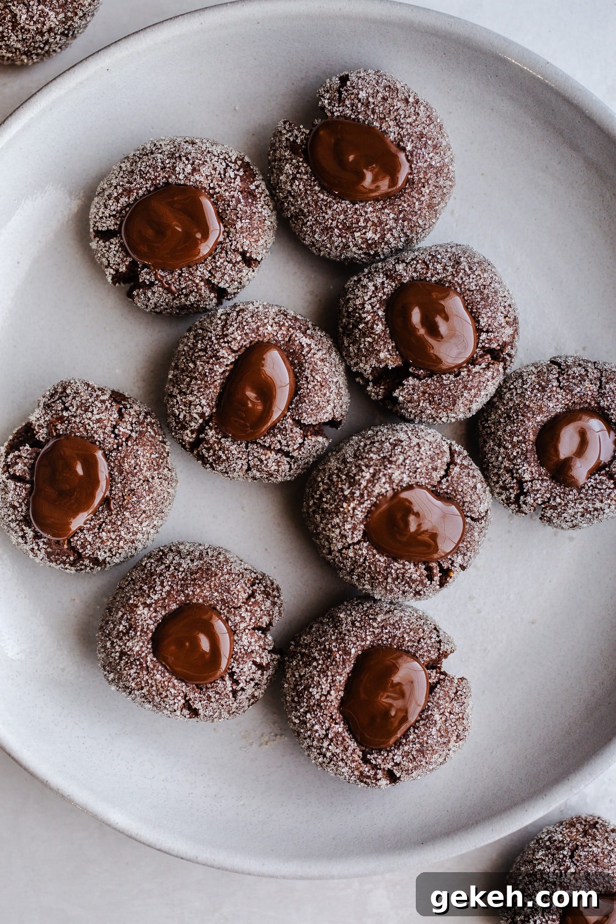 Gluten-Free Chocolate Blossom Cookies Recipe for Perfect Bakes 2 Chocolate cookies on a plate.