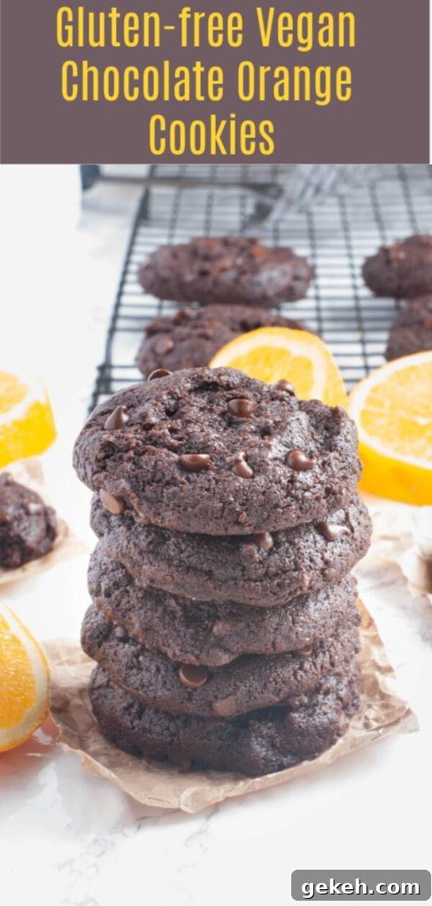 Gluten-Free Vegan Chocolate Orange Cookies (Top 8 Allergen-Free) with Video 9 Allergy-friendly Chocolate Orange Cookies by AllergyAwesomeness.com