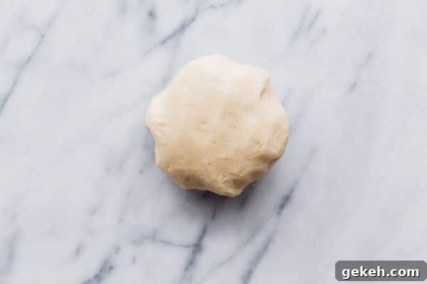Almond Crescent Cookie Dough