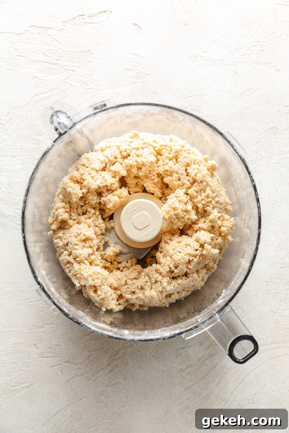 Perfectly Flaky Homemade Biscuits Recipe 6 Biscuit dough in a food processor.