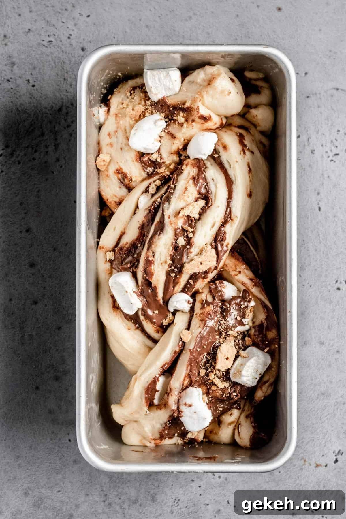 S’mores Babka Recipe: Gooey Chocolate, Marshmallow & Graham Crust 2 s'mores babka