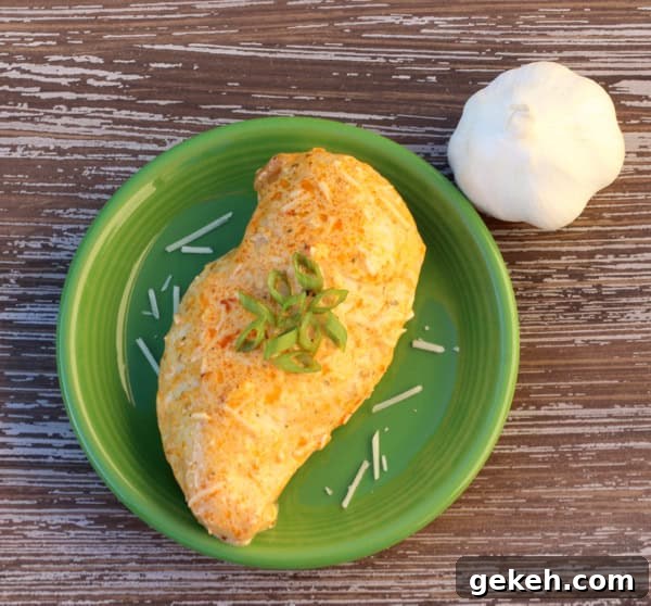 Crock Pot Garlic Parmesan Chicken